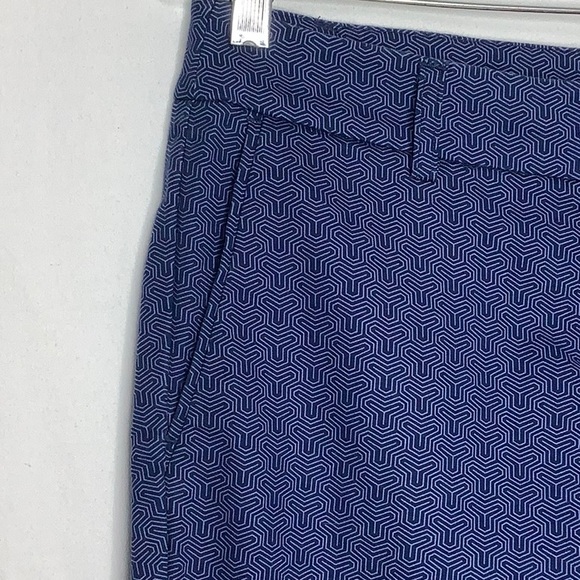 Hilary Radley Geometric Print Capri Pants Size 6 - Picture 7 of 15